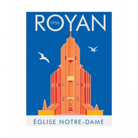 Affiche de l'église Notre Dame de Royan