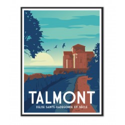 Affiche de Talmont vendue sans cadre