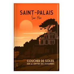 Magnet - Coucher de soleil à Saint-Palais-sur-Mer