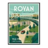 Affiche vintage Construction du casino - Royan - ARTKETYPES