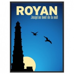 Affiche Eglise Royan vendue sans cadre
