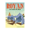 Affiche Royan Tentes de Plage - Église Iconique - Décoration Rétro