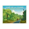 Affiche Forêt de la Coubre - Balade à Vélo - Art Nature Royan
