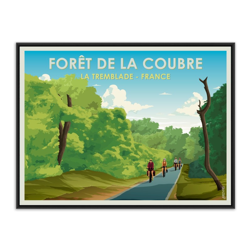 La Coubre mountain bike trail, Charente-Maritime, France