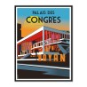 Affiche Art Moderne Palais des Congrès Royan - Rénovation Historique